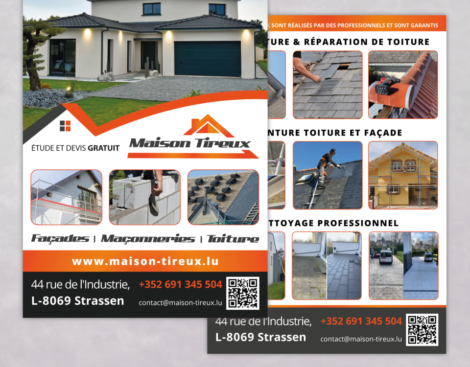 flyer maison tireux façades toiture rénovation au luxembourg